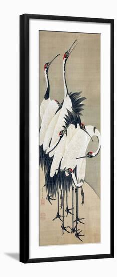 Seven Cranes-Jakuchu Ito-Framed Giclee Print