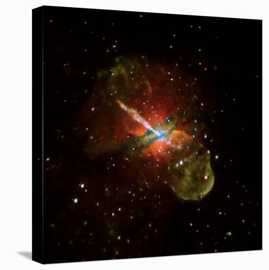 Seven Day Chandra Exposure, Centaurus A Reveals Effects of Supermassive Black Hole at its Center-null-Stretched Canvas