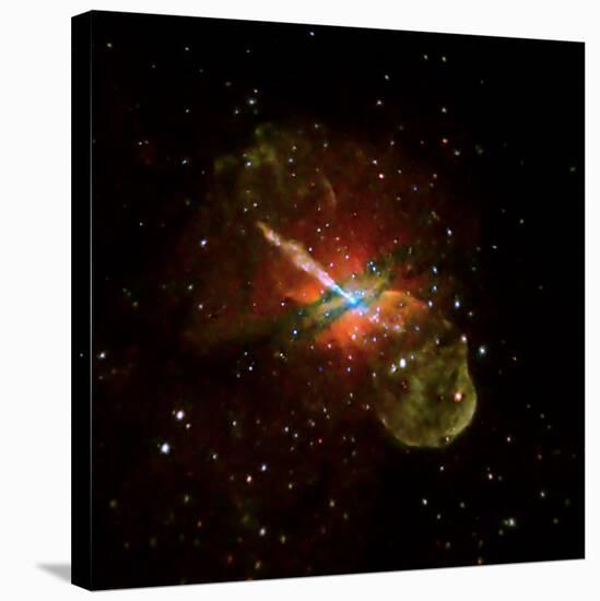 Seven Day Chandra Exposure, Centaurus A Reveals Effects of Supermassive Black Hole at its Center-null-Stretched Canvas