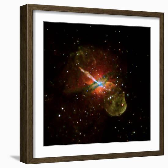Seven Day Chandra Exposure, Centaurus A Reveals Effects of Supermassive Black Hole at its Center-null-Framed Photographic Print