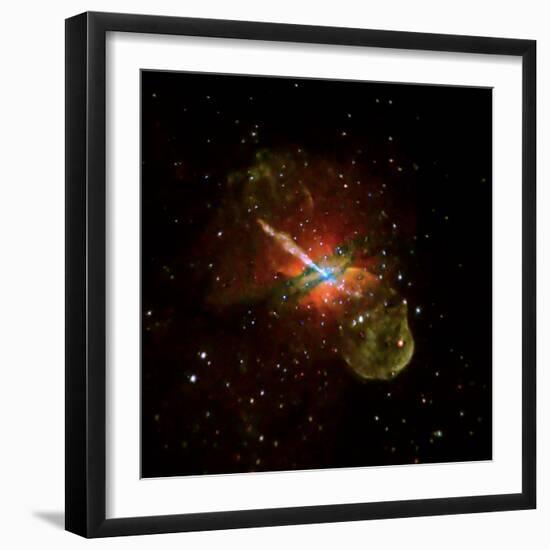 Seven Day Chandra Exposure, Centaurus A Reveals Effects of Supermassive Black Hole at its Center-null-Framed Photographic Print