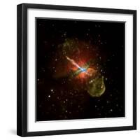 Seven Day Chandra Exposure, Centaurus A Reveals Effects of Supermassive Black Hole at its Center-null-Framed Photographic Print