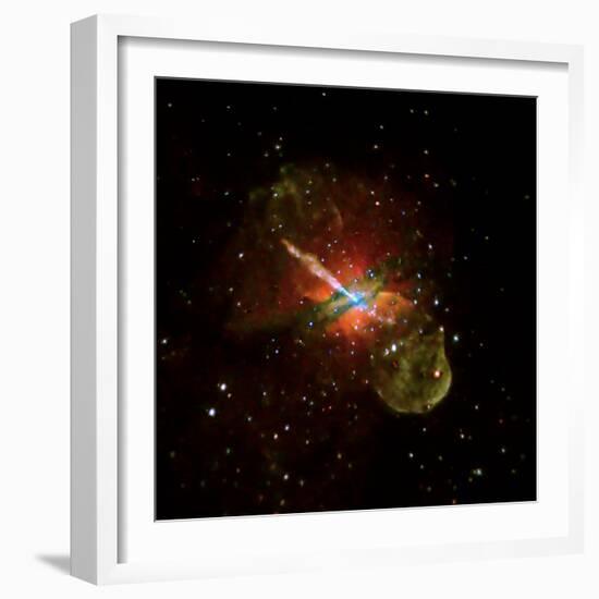 Seven Day Chandra Exposure, Centaurus A Reveals Effects of Supermassive Black Hole at its Center-null-Framed Photographic Print