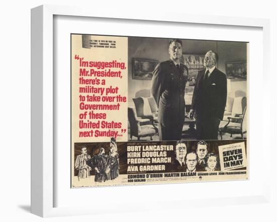 Seven Days in May, 1964-null-Framed Art Print