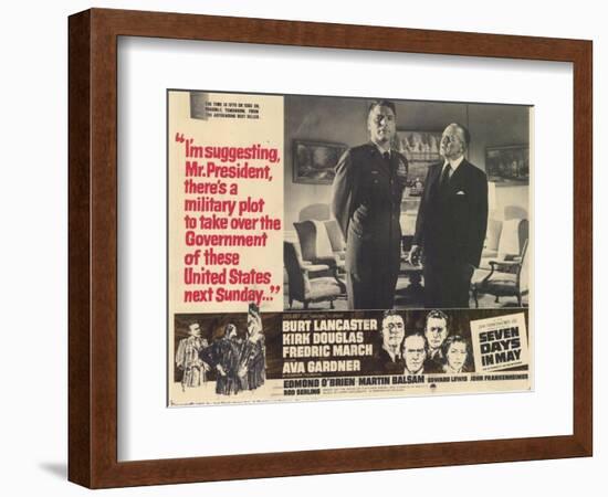 Seven Days in May, 1964-null-Framed Art Print