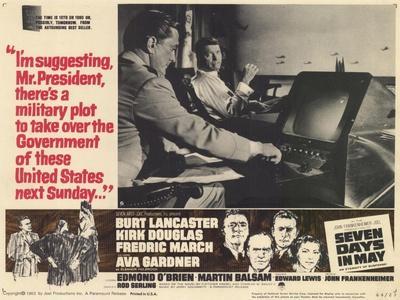 Seven Days in May (1964) Posters & Wall Art Prints | AllPosters.com