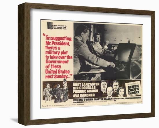 Seven Days in May, 1964-null-Framed Art Print