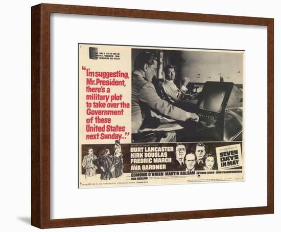 Seven Days in May, 1964-null-Framed Art Print
