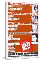 Seven Days in May, from Top: Burt Lancaster, Kirk Douglas, Fredric March, Ava Gardner, 1964-null-Stretched Canvas