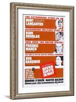 Seven Days in May, from Top: Burt Lancaster, Kirk Douglas, Fredric March, Ava Gardner, 1964-null-Framed Art Print