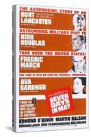 Seven Days in May, from Top: Burt Lancaster, Kirk Douglas, Fredric March, Ava Gardner, 1964-null-Stretched Canvas