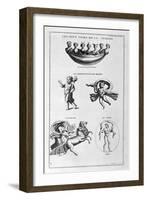 Seven Days of the Week. Twilight, Morning, Dawn, the Evening, 1757-Bernard De Montfaucon-Framed Giclee Print