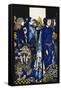 Seven dog-days we let pass, naming Queens in Glenmacnass'-Harry Clarke-Framed Stretched Canvas