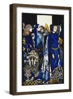 Seven dog-days we let pass, naming Queens in Glenmacnass'-Harry Clarke-Framed Giclee Print