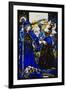 Seven dog-days we let pass, naming Queens in Glenmacnass'-Harry Clarke-Framed Giclee Print