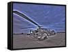 Seven Exposure HDR Image of a Stationary AH-64D Apache Helicopter-Stocktrek Images-Framed Stretched Canvas