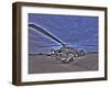 Seven Exposure HDR Image of a Stationary AH-64D Apache Helicopter-Stocktrek Images-Framed Photographic Print