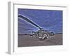 Seven Exposure HDR Image of a Stationary AH-64D Apache Helicopter-Stocktrek Images-Framed Photographic Print