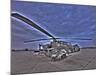 Seven Exposure HDR Image of a Stationary AH-64D Apache Helicopter-Stocktrek Images-Mounted Photographic Print