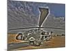 Seven Exposure HDR Image of a Stationary AH-64D Apache Helicopter-Stocktrek Images-Mounted Photographic Print