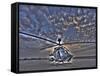 Seven Exposure HDR Image of a Stationary Kiowa OH-58D Helicopter-Stocktrek Images-Framed Stretched Canvas