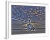 Seven Exposure HDR Image of a Stationary Kiowa OH-58D Helicopter-Stocktrek Images-Framed Photographic Print