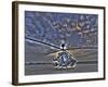 Seven Exposure HDR Image of a Stationary Kiowa OH-58D Helicopter-Stocktrek Images-Framed Photographic Print