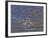 Seven Exposure HDR Image of a Stationary Kiowa OH-58D Helicopter-Stocktrek Images-Framed Photographic Print