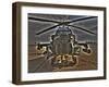 Seven Exposure HDR Image of an AH-64D Apache Helicopter as it Sits on its Pad-Stocktrek Images-Framed Photographic Print