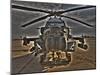 Seven Exposure HDR Image of an AH-64D Apache Helicopter as it Sits on its Pad-Stocktrek Images-Mounted Photographic Print