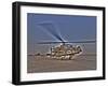 Seven Exposure HDR Image of an AH-64D Apache Helicopter-Stocktrek Images-Framed Photographic Print