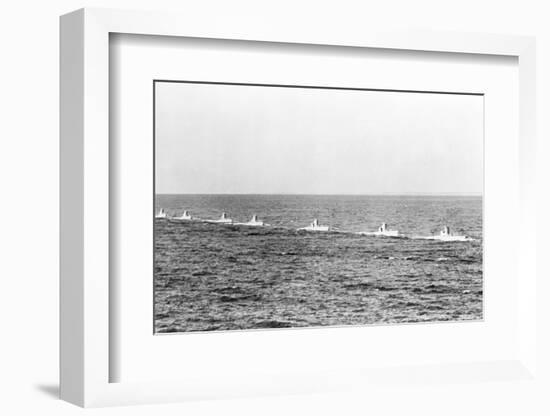 Seven German Submarines-null-Framed Photographic Print