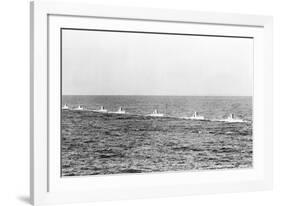 Seven German Submarines-null-Framed Photographic Print