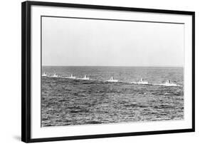 Seven German Submarines-null-Framed Photographic Print