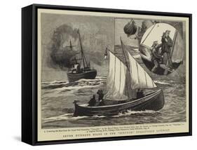 Seven Hundred Miles in the Berthon Collapsible Lifeboat-null-Framed Stretched Canvas