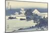 Seven Mile Beach in Sagami Province-Katsushika Hokusai-Mounted Giclee Print