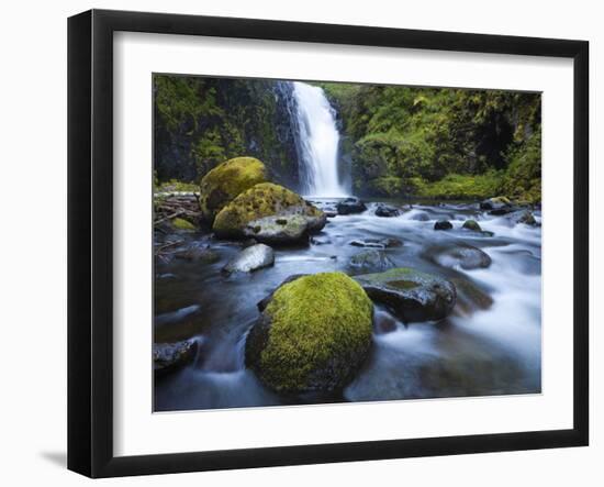 Seven Mile Falls, Eagle Creek, Oregon-Ethan Welty-Framed Photographic Print