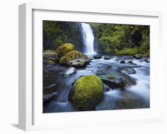 Seven Mile Falls, Eagle Creek, Oregon-Ethan Welty-Framed Photographic Print