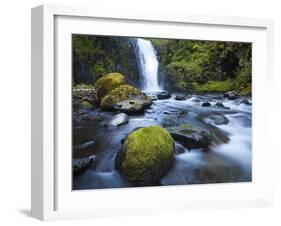 Seven Mile Falls, Eagle Creek, Oregon-Ethan Welty-Framed Photographic Print