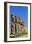 Seven Moai at Ahu Akivi, the First Restored Altar-Michael Nolan-Framed Photographic Print