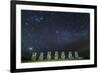 Seven Moai under the Stars-Michael-Framed Photographic Print