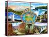 Seven Natural Wonders of the USA (Variant 1)-Adrian Chesterman-Stretched Canvas