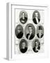 Seven of the Eight Members of the Ship's Band on the Titanic, 1912-null-Framed Giclee Print