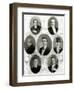 Seven of the Eight Members of the Ship's Band on the Titanic, 1912-null-Framed Giclee Print