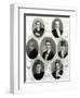 Seven of the Eight Members of the Ship's Band on the Titanic, 1912-null-Framed Giclee Print