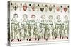 Seven Prince Electors Voting for Henry VII, Holy Roman Emperor, 1341-null-Stretched Canvas