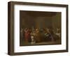 Seven Sacraments: Extreme Unction, Ca 1637-1640-Nicolas Poussin-Framed Giclee Print