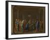 Seven Sacraments: Marriage, Ca 1637-1640-Nicolas Poussin-Framed Giclee Print