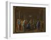 Seven Sacraments: Marriage, Ca 1637-1640-Nicolas Poussin-Framed Giclee Print