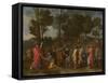 Seven Sacraments: Ordination, Ca 1637-1640-Nicolas Poussin-Framed Stretched Canvas